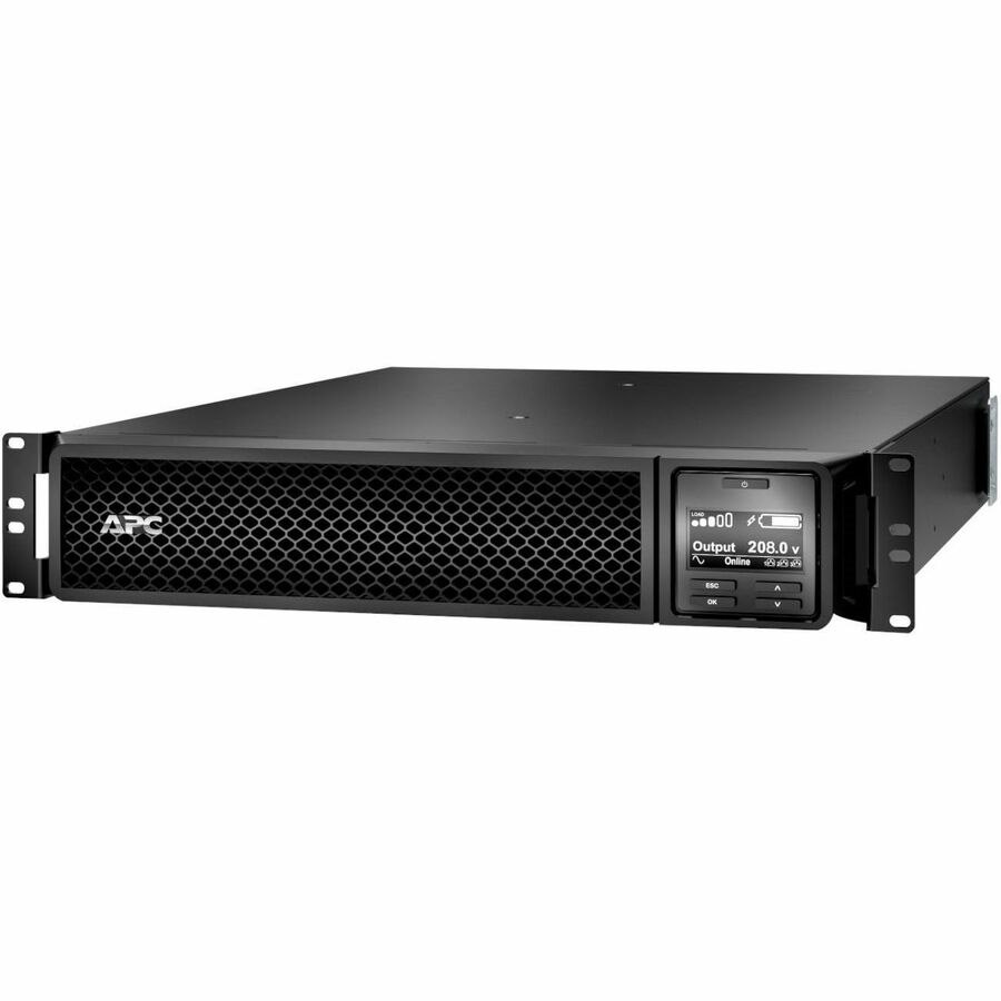 [TAA] APC Smart-UPS On-Line, 3kVA, Rackmount 2U, 208V, 2x L6-20R+1x L6-30R NEMA outlets, Network Card, Extended runtime, W/ rail kit, TAA