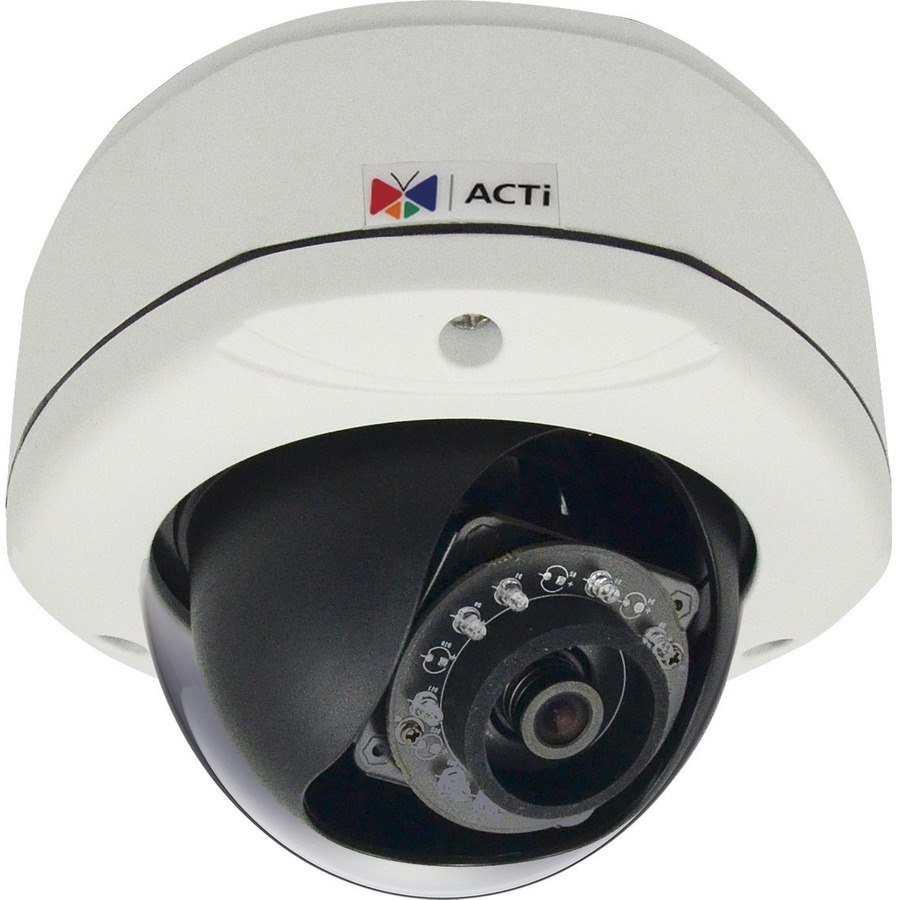 ACTi E74A 3 Megapixel HD Network Camera - Color, Monochrome - Dome