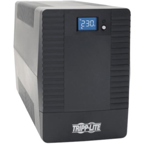 Tripp Lite by Eaton 1kVA 600W Line-Interactive UPS with 4 Schuko CEE 7/7 Outlets - AVR, 230V, 1.5 m Cord, LCD, USB, Tower