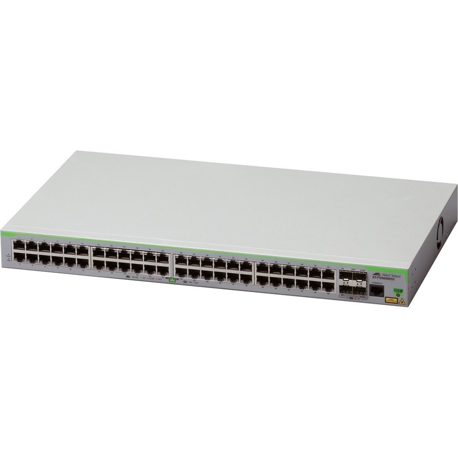 Allied Telesis CentreCOM FS980M AT-FS980M/52 48 Ports Manageable Layer 3 Switch - Fast Ethernet - 10/100Base-TX