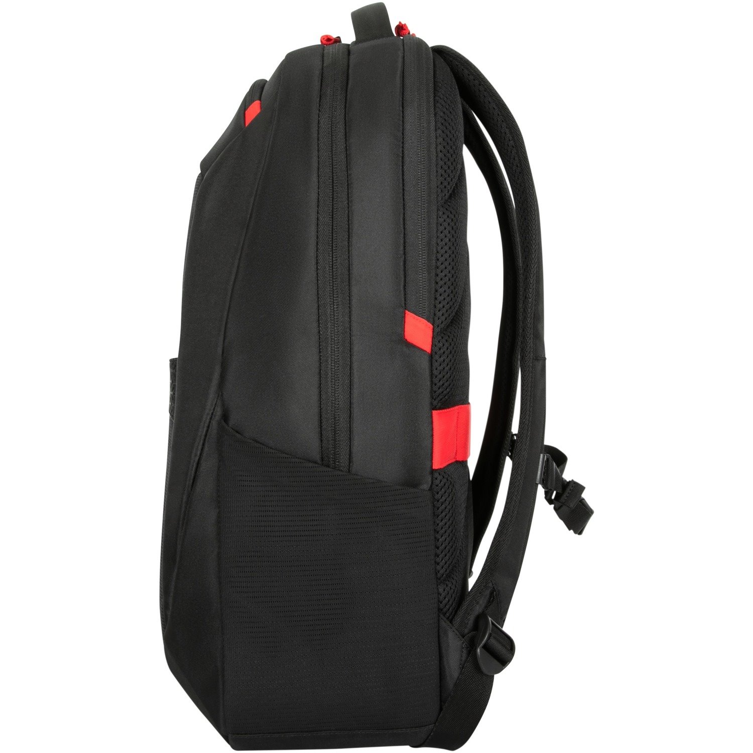 Targus Strike II TBB639GL Carrying Case (Backpack) for 43.2 cm (17") to 45.7 cm (18") Notebook - Black/Red