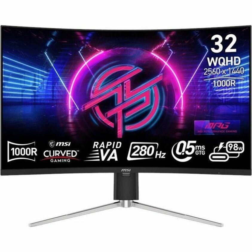 MSI MPG 325CQRXF 32" Class WQHD Curved Screen Gaming LCD Monitor - 16:9