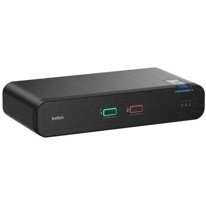 Belkin Universal DisplayPort Secure KVM, 2-Port Single Head without CAC