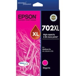 Epson DURABrite Ultra 702XL Original High Yield Inkjet Ink Cartridge - Magenta Pack
