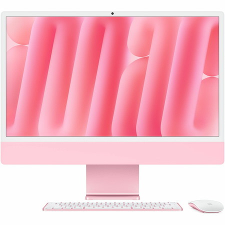 Apple iMac MD2U4X/A All-in-One Computer - Apple M4 - 24 GB - 512 GB SSD - 24" 4.5K - Desktop - Pink