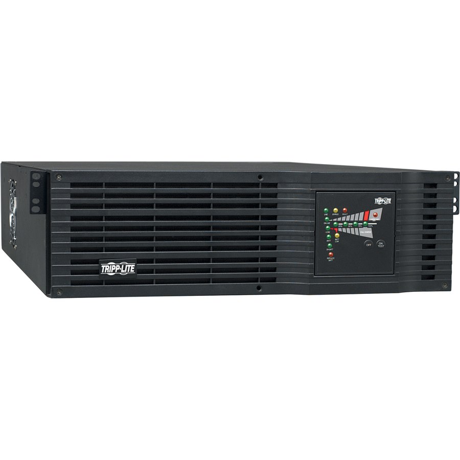 Tripp Lite by Eaton SmartOnline 120V 3kVA 2.4kW Double-Conversion UPS, 3U, Oversize Batteries, Network Card Slot, USB, DB9, Hardwire