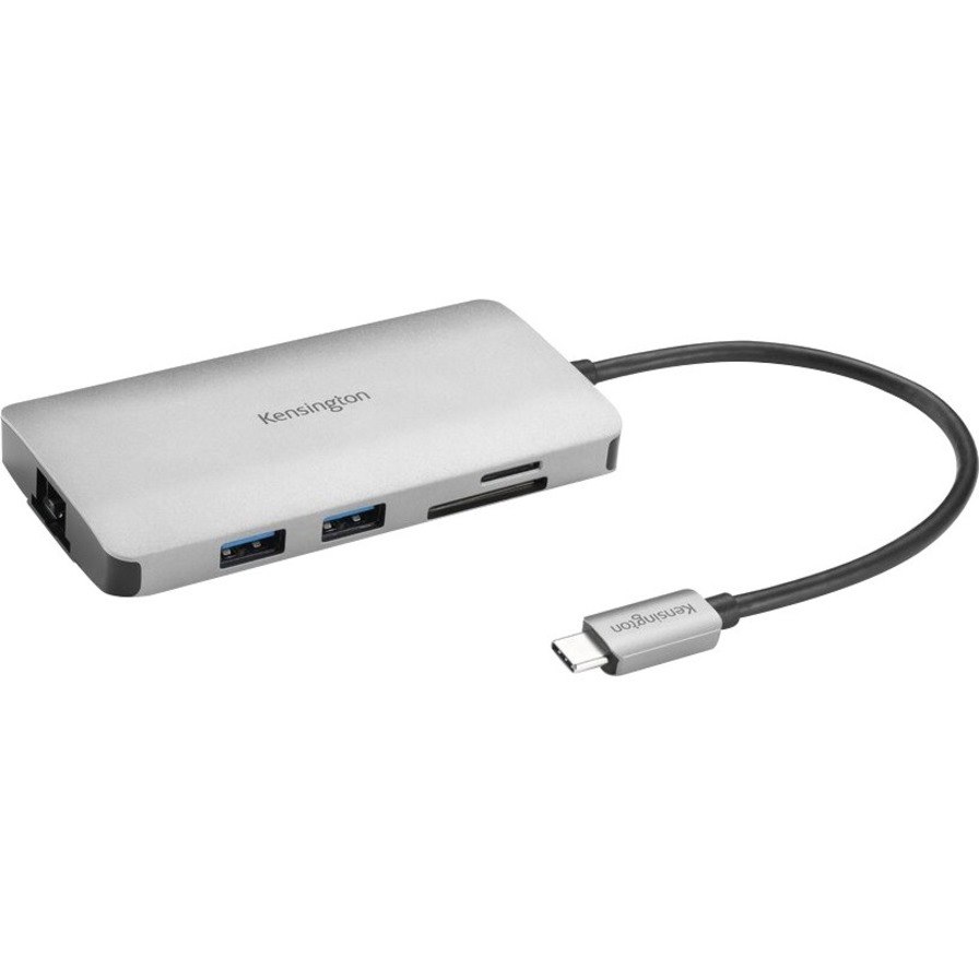 Kensington UH1400P USB-C 8-in-1 Driverless Mobile Hub