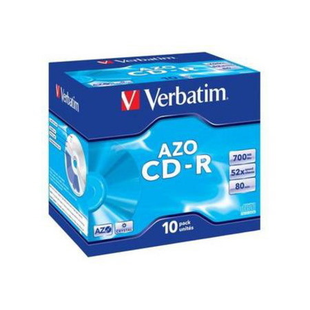 Verbatim CD Recordable Media - CD-R - 52x - 700 MB - 10