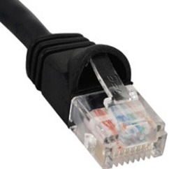 ICC Patch Cord, Cat 6 Molded Boot, Black