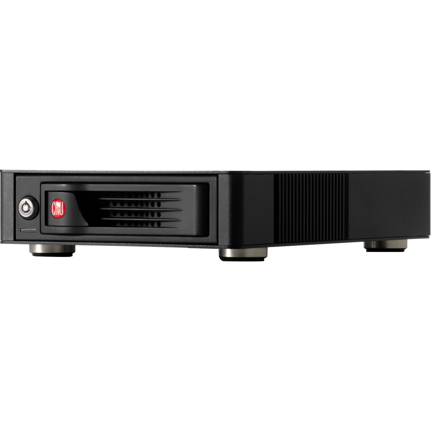 CRU RTX 110-3Q Drive Enclosure - FireWire/i.LINK 800, USB 3.0, eSATA Host Interface External - Black