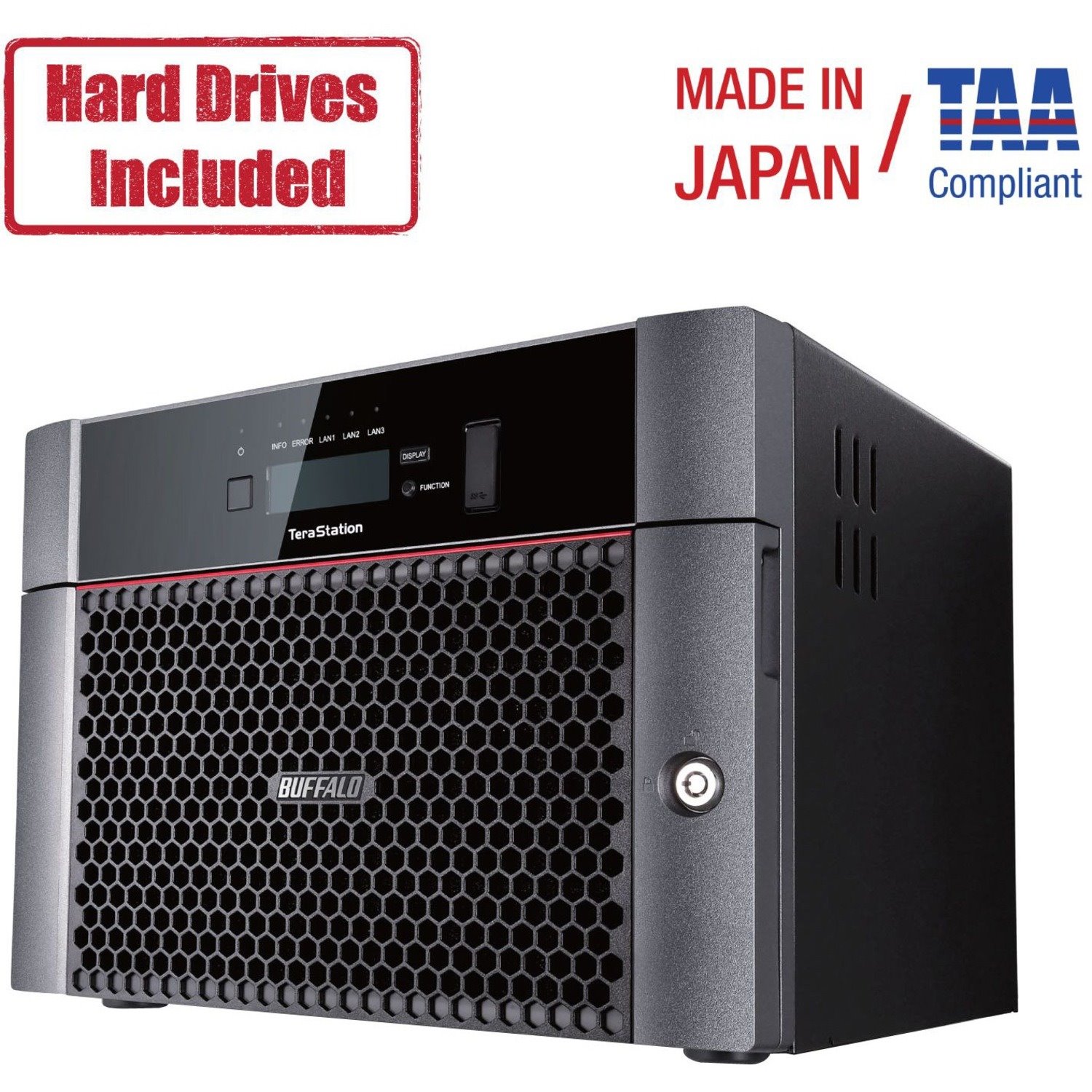 Buffalo TeraStation 5810DN Desktop 64TB NAS Hard Drives Included