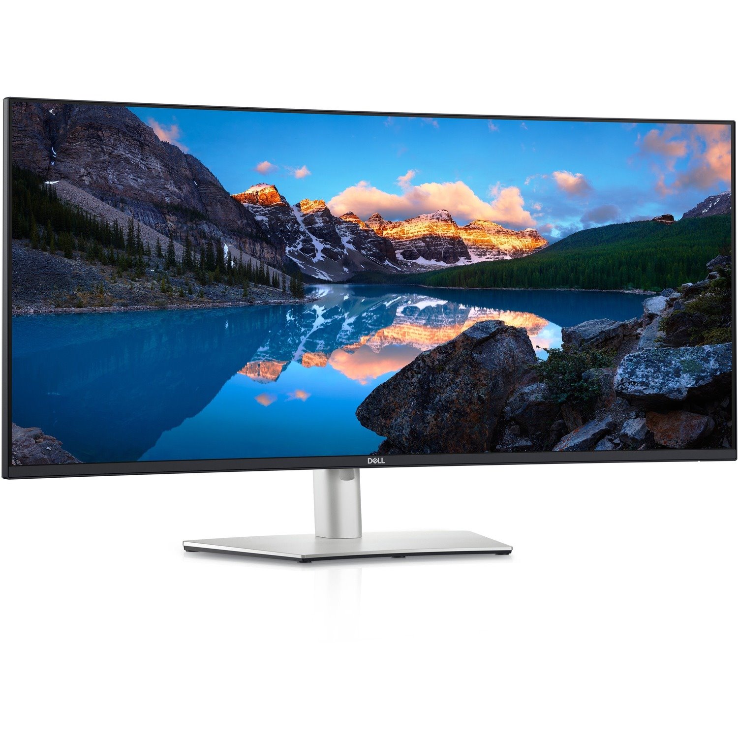 DELL SOURCING - NEW UltraSharp U4021QW 40" Class WUHD Curved Screen LED Monitor - 21:9 - Black, Silver