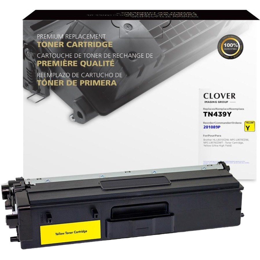 Clover Imaging Remanufactured Ultra High Yield Yellow Toner Cartridge for Brother TN439Y