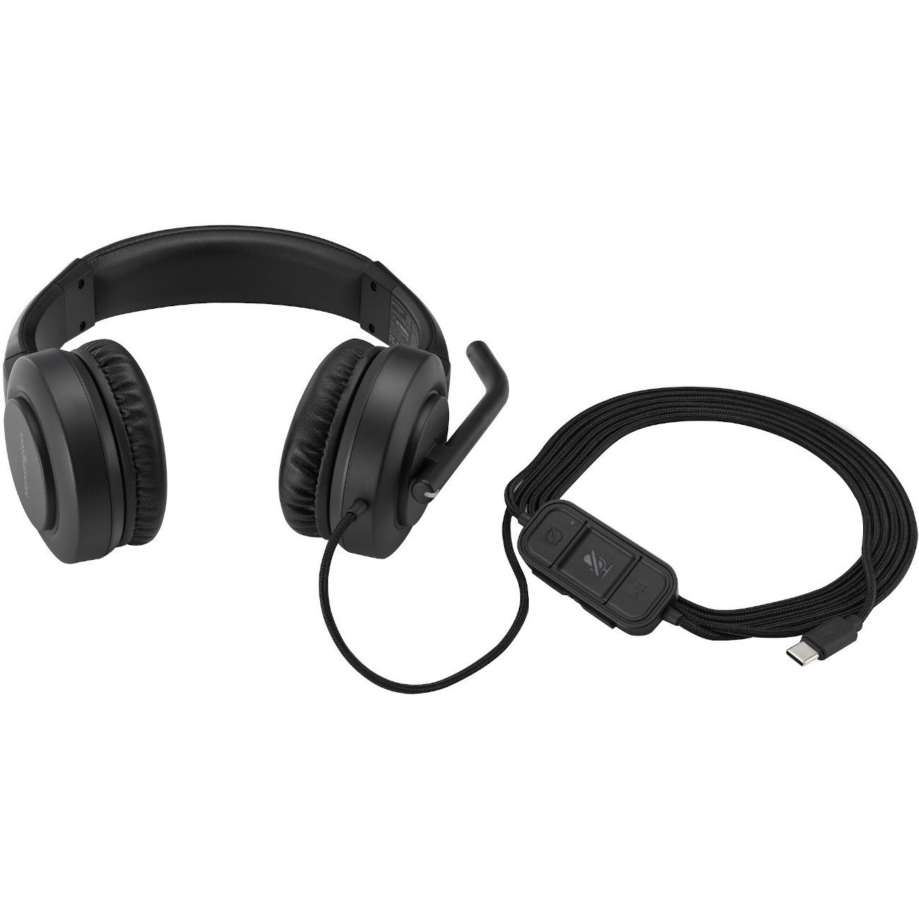 Kensington H1000 Wired On-ear, Over-the-head Stereo Headset - Black