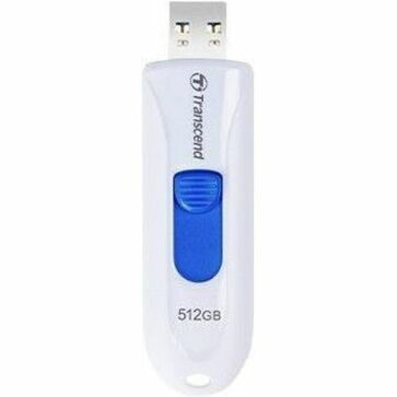 Transcend JetFlash 790 512 GB USB 3.1 (Gen 1) Type A Flash Drive - White