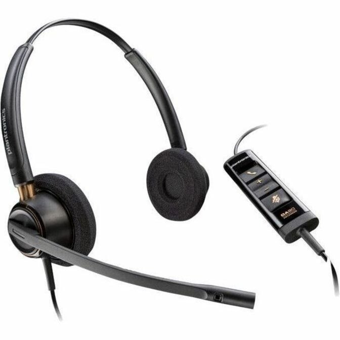 Poly EncorePro 525 Microsoft Teams Certified Stereo with USB-A Headset