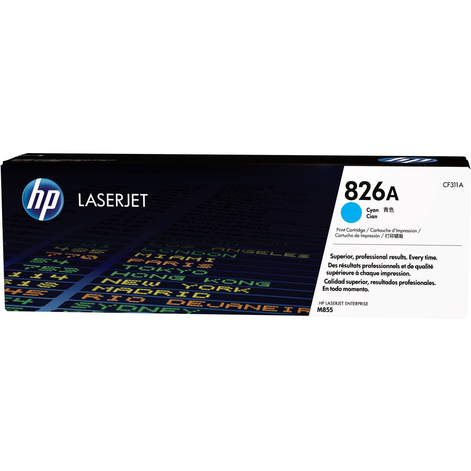 HP 826A Original Laser Toner Cartridge - Cyan - 1 Pack