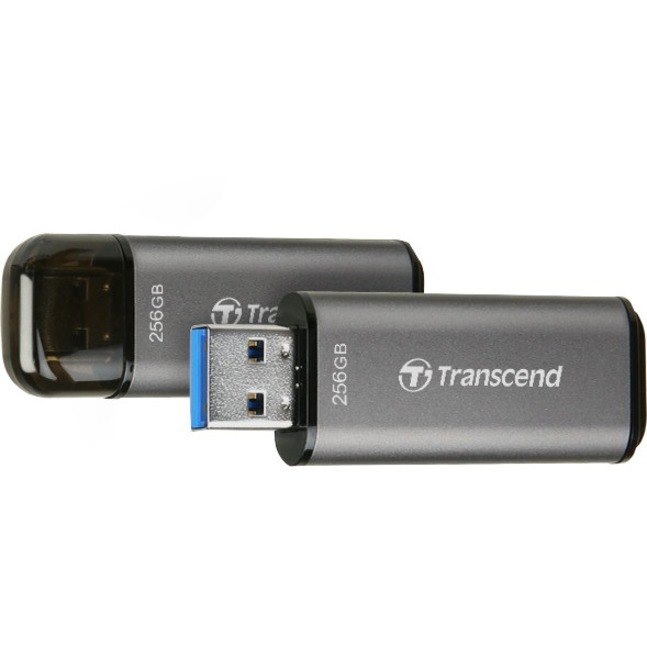 Transcend JetFlash 920 256 GB USB 3.2 (Gen 1) Type A Flash Drive - Space Gray