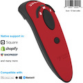 Socket Mobile DuraScan® D730, Laser Barcode Scanner, Red