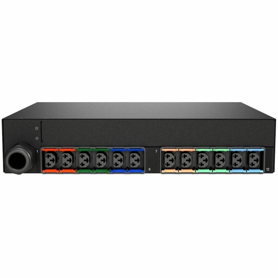 Vertiv Geist rPDU MNS3EDR6-12CF18-5CS15A0H10-S 12-Outlets PDU