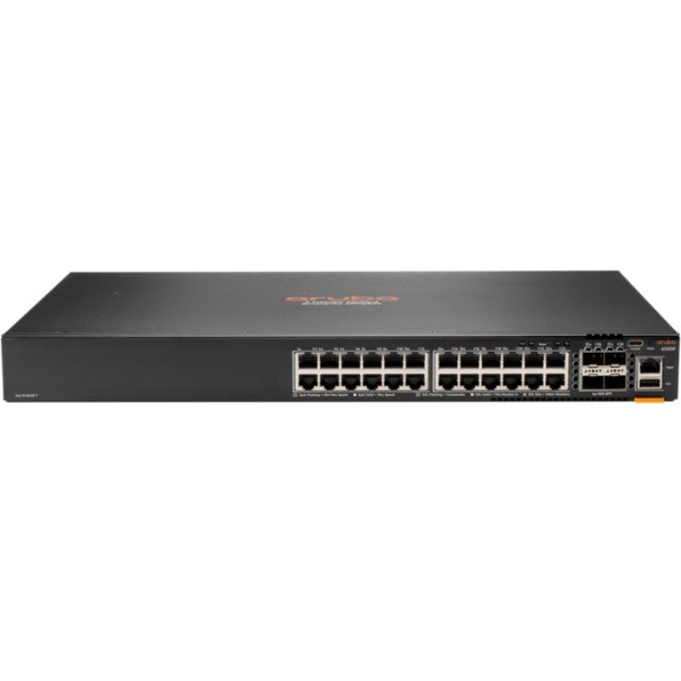 HPE 6300F 24-port 1GbE and 4-port SFP56 Switch