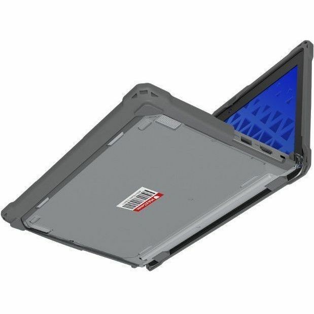 MAXCases Extreme Shell-F3 Slide Chromebook Case for Lenovo 100e G5 Chromebook 11.6" (Gray/Clear)