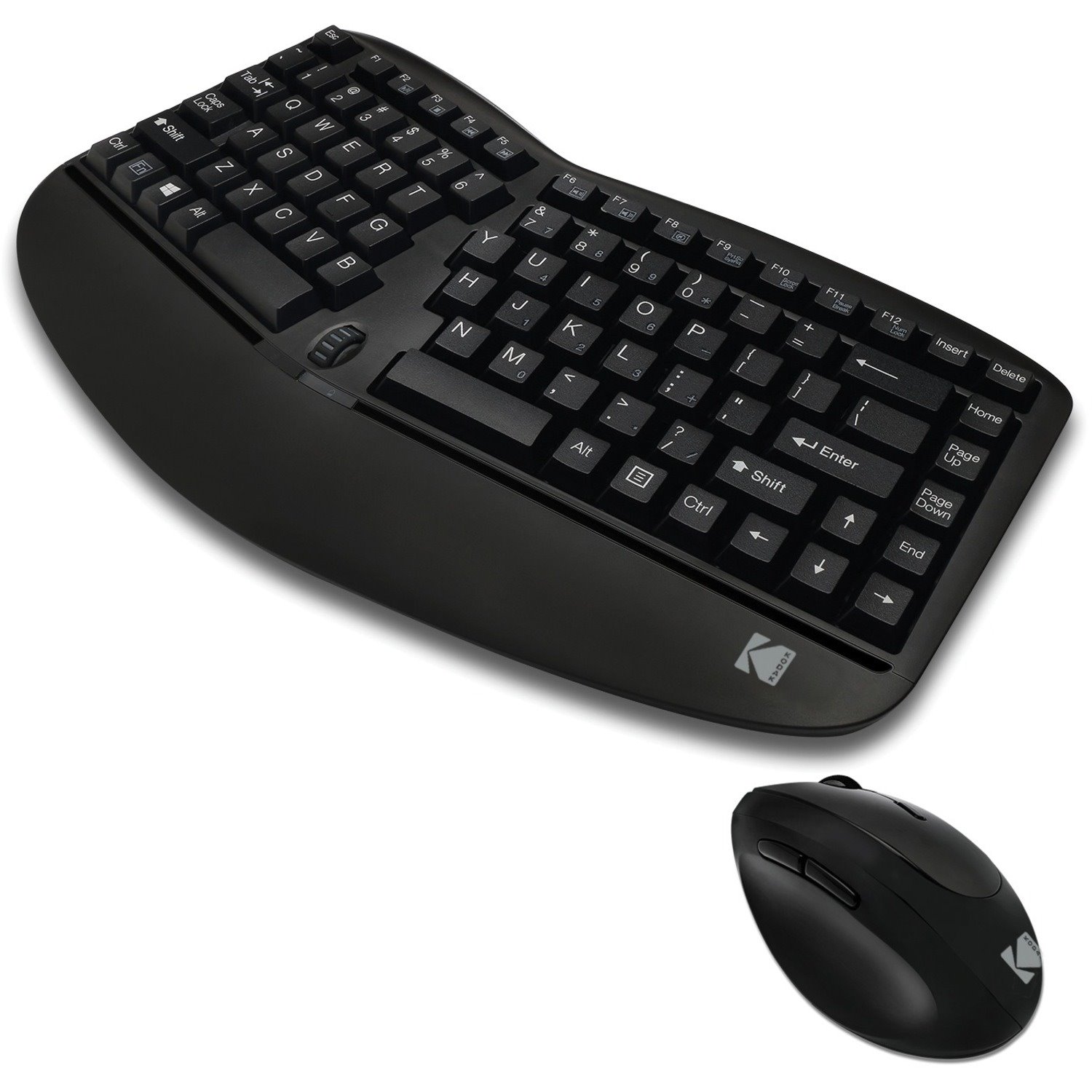 Kodak Tru-Form 1150 Wireless Ergonomic Mini Keyboard & Mouse