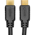 Rocstor Premium 3 ft 4K High Speed HDMI to HDMI M/M Cable - Ultra HD HDMI 2.0 Supports 4k x 2k at 60Hz with resolutions up to 3840x2160p and 18Gbps Bandwidth - HDMI 2.0 to HDMI 2.0 Male/Male - HDMI 2.0 for HDTV, DVD Player, Stereo Receiver, Digital Signage Projector, Gaming Console, Audio/Video Device, TV, Digital Video Recorder - 3 ft (1m) - 1 Retail Pack - 1 x HDMI Male - 1 x HDMI Male - Gold Plated Connectors - Shielding - Black - HDMI CABLE ULTRA HD 4Kx2K