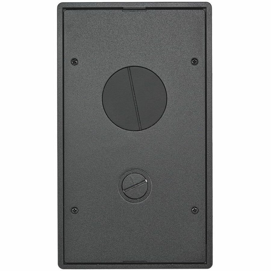 Hubbell 2/4G Tile FF CVR, Black Powder