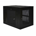 Eaton Tripp Lite Series SmartRack 12U Server-Depth Wall-Mount Small Rack Enclosure, Hinged Back
