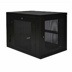 Eaton Tripp Lite Series SmartRack 12U Server-Depth Wall-Mount Small Rack Enclosure, Hinged Back