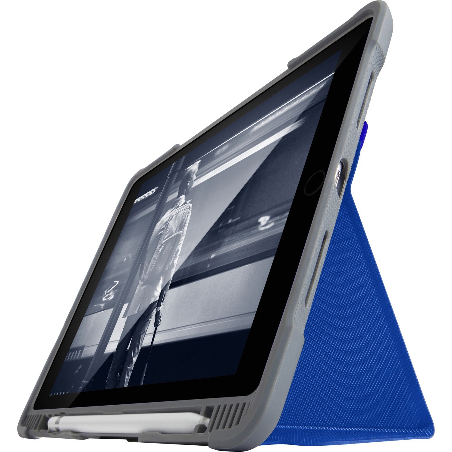 STM Goods Dux Plus Carrying Case iPad9.7" 5th or 6th Gen - Blue - Bulk Packaging