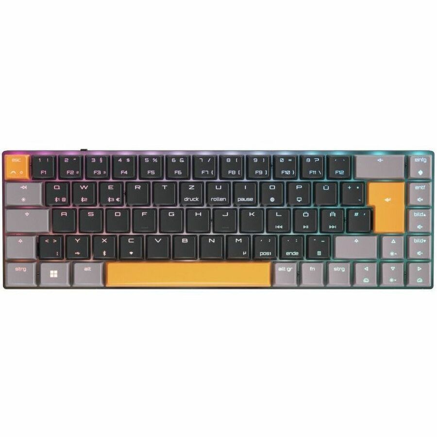 CHERRY MX-LP 2.1 Gaming-toetsenbord - Draadloos Verbinding - USB type A Interface - RGB LED - Duits - QWERTZ indeling - Zwart