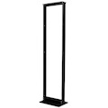APC NetShelter Open Frame Rack, 2 Post, 45U, 12-24 Threaded Holes, Black