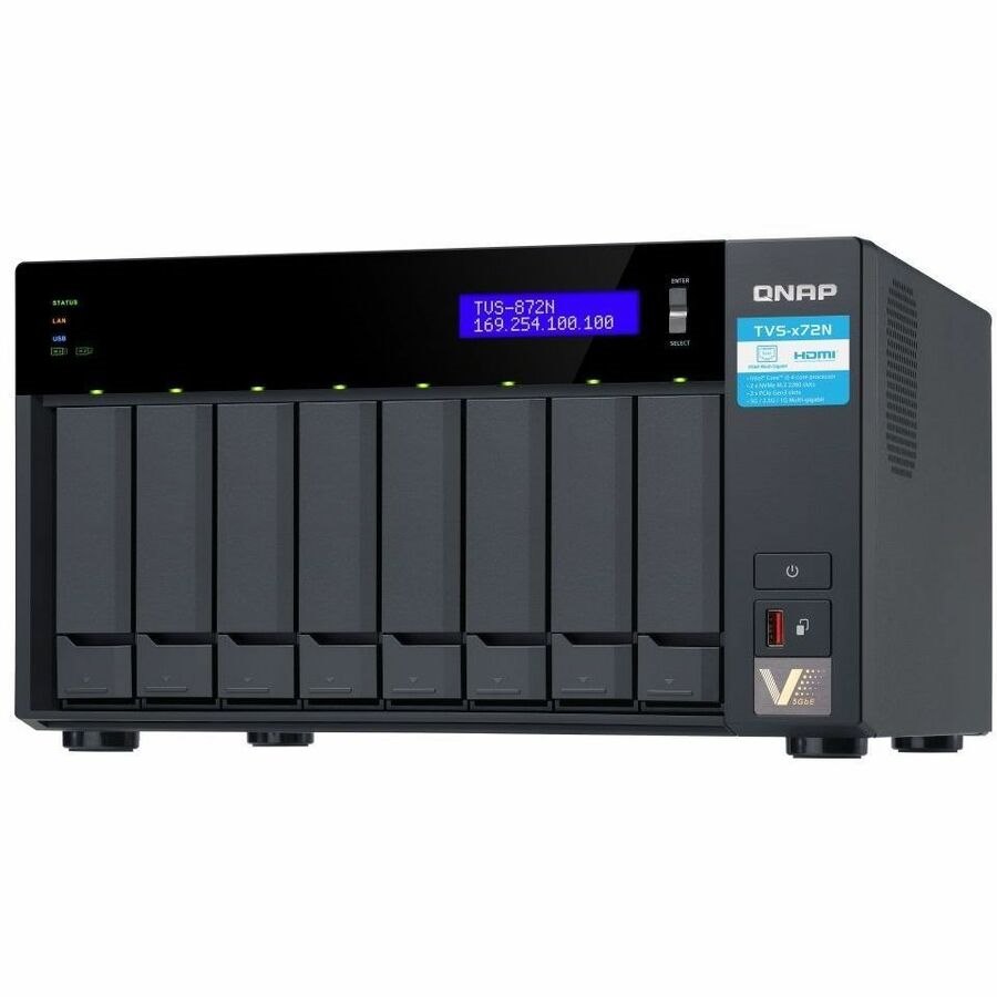 QNAP TVS-872N-I3-8G SAN/NAS Storage System
