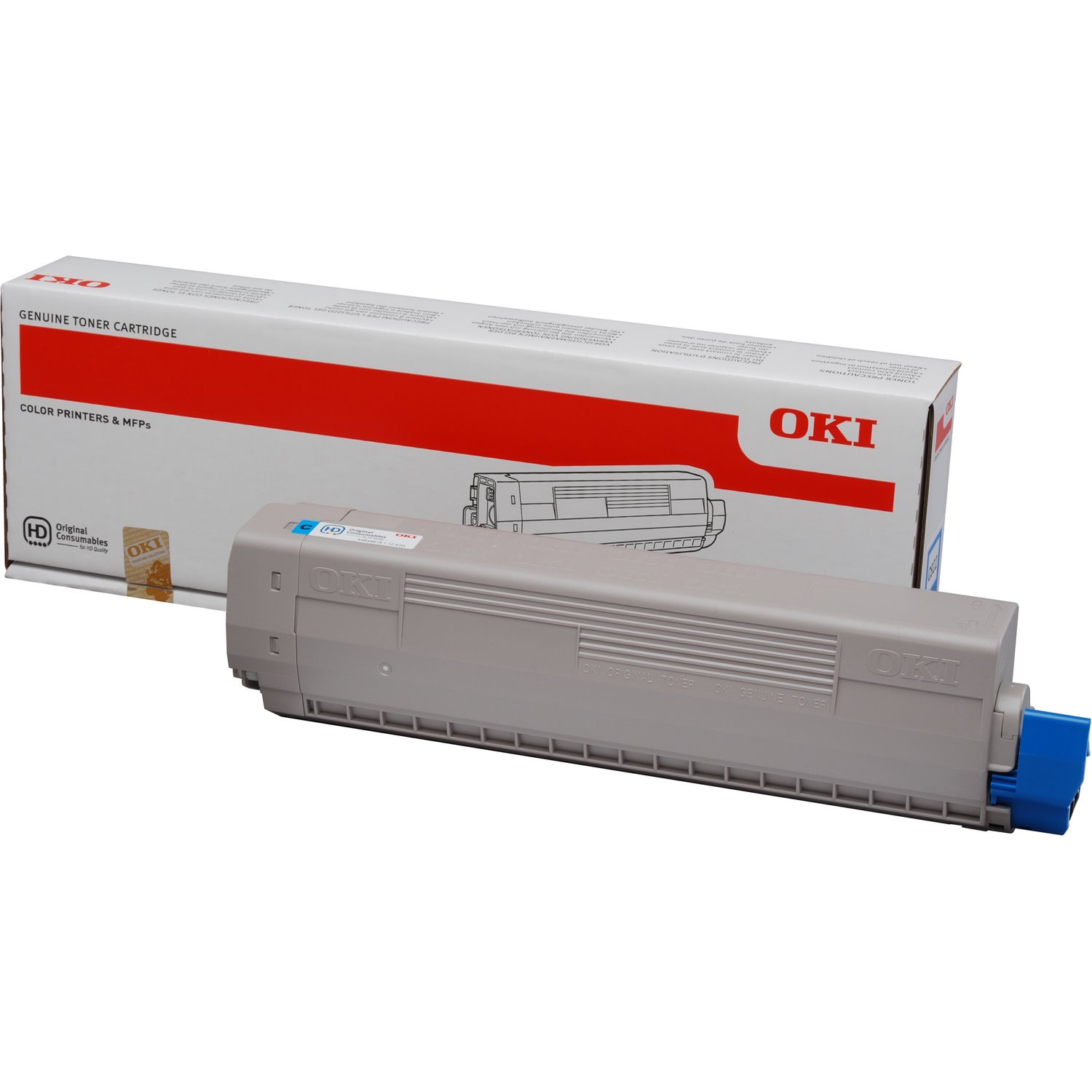 Oki Original LED Toner Cartridge - Cyan Pack