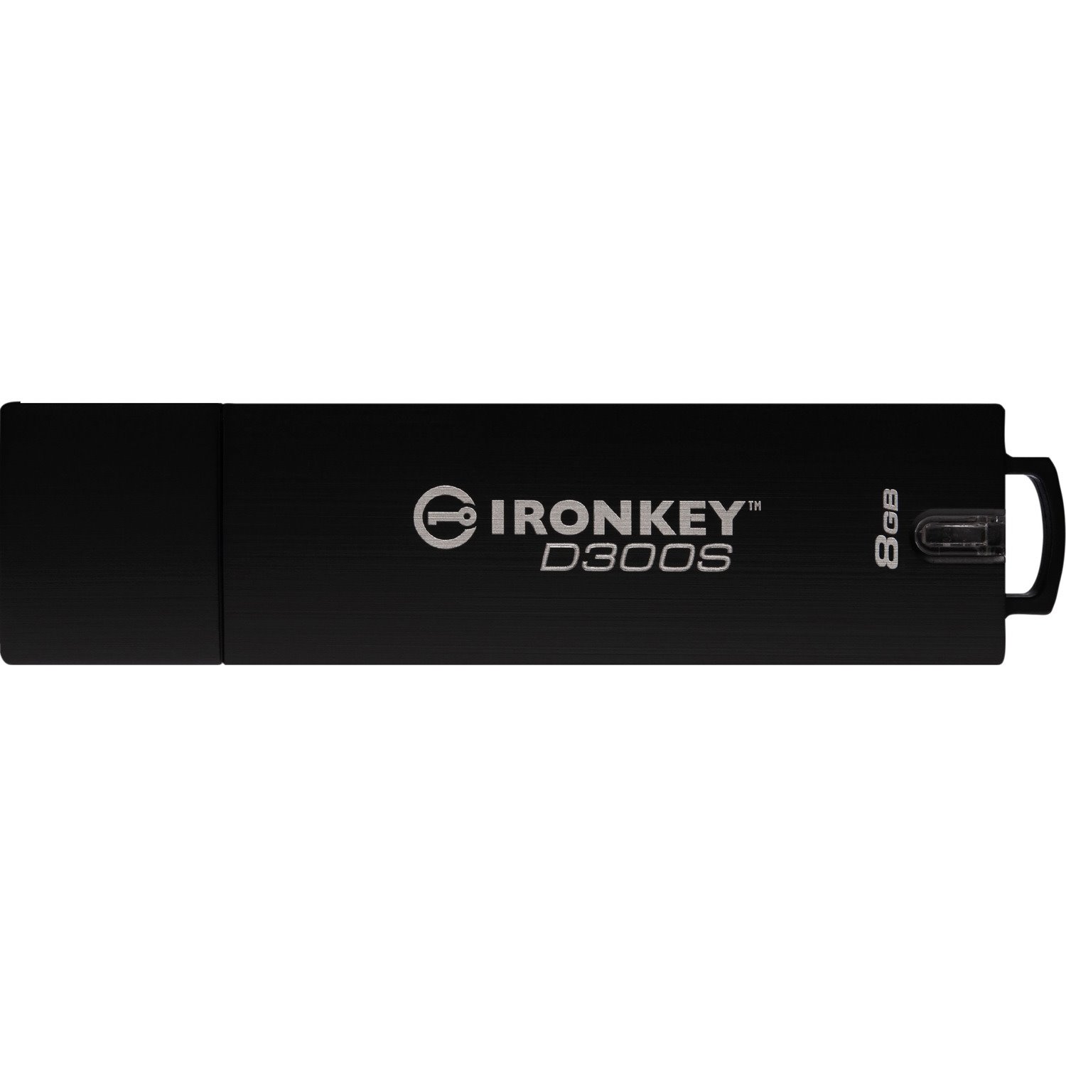 Kingston IronKey D300 D300S 8 GB USB 3.1 Flash Drive - Anthracite - TAA Compliant