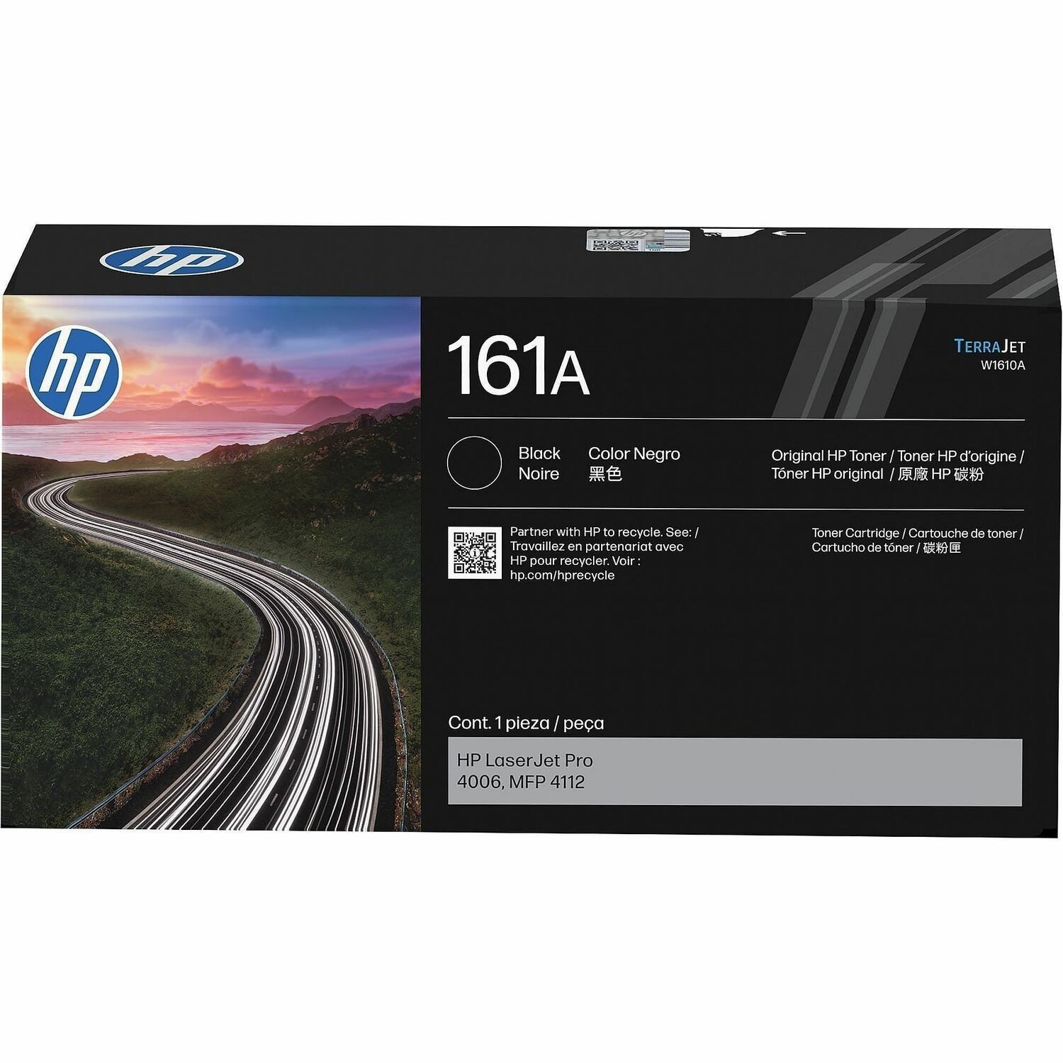 HP 161A Black Laserjet Toner Cartridge