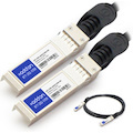 AddOn MSA and TAA Compliant 10GBase-CU SFP+ Direct Attach Cable (Active Twinax, 15m)