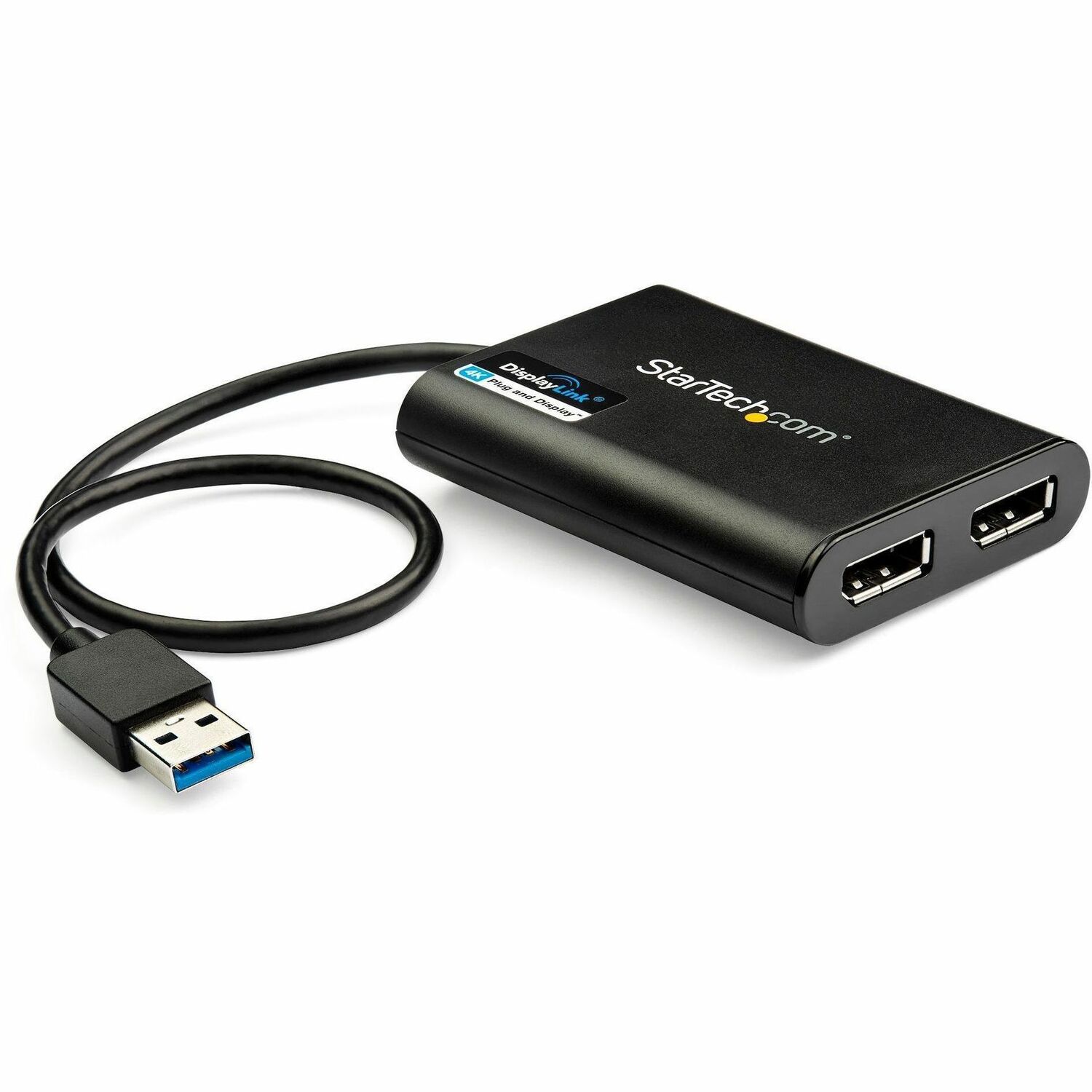 StarTech.com USB auf Dual DisplayPort Adapter - 4K 60Hz - USB 3.0 (5Gbit/s) - USB Dual Monitoradapter - DisplayLink Zertifiziert