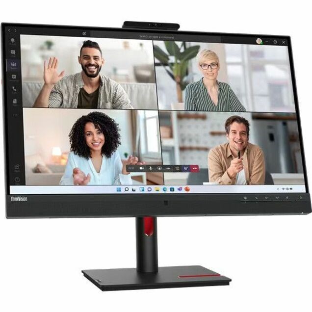 Lenovo ThinkVision T27hv-30 27" Class Webcam WQHD LED Monitor - 16:9 - Raven Black