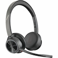 Poly Voyager 4300 UC 4320-M Wired/Wireless Over-the-head, On-ear Stereo Headset - Black