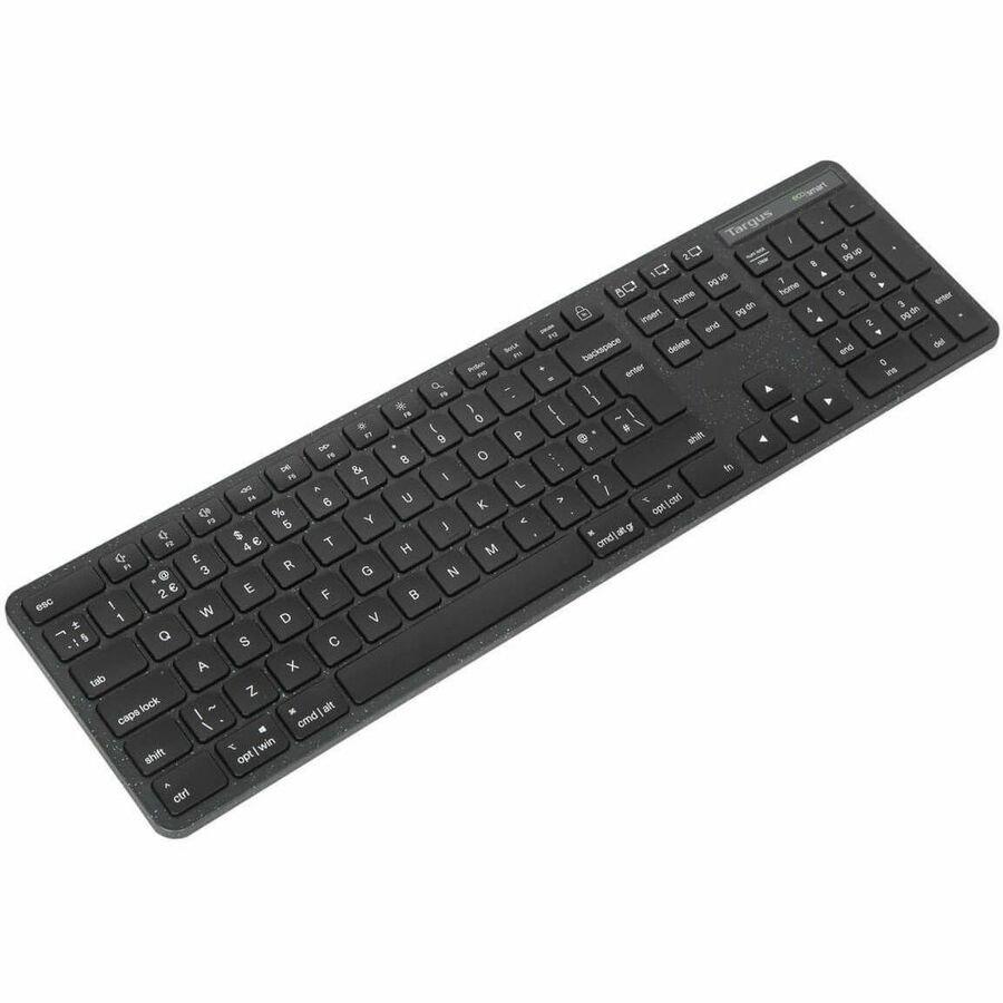 Targus EcoSmart Keyboard - Wireless Connectivity - Nordic - Black