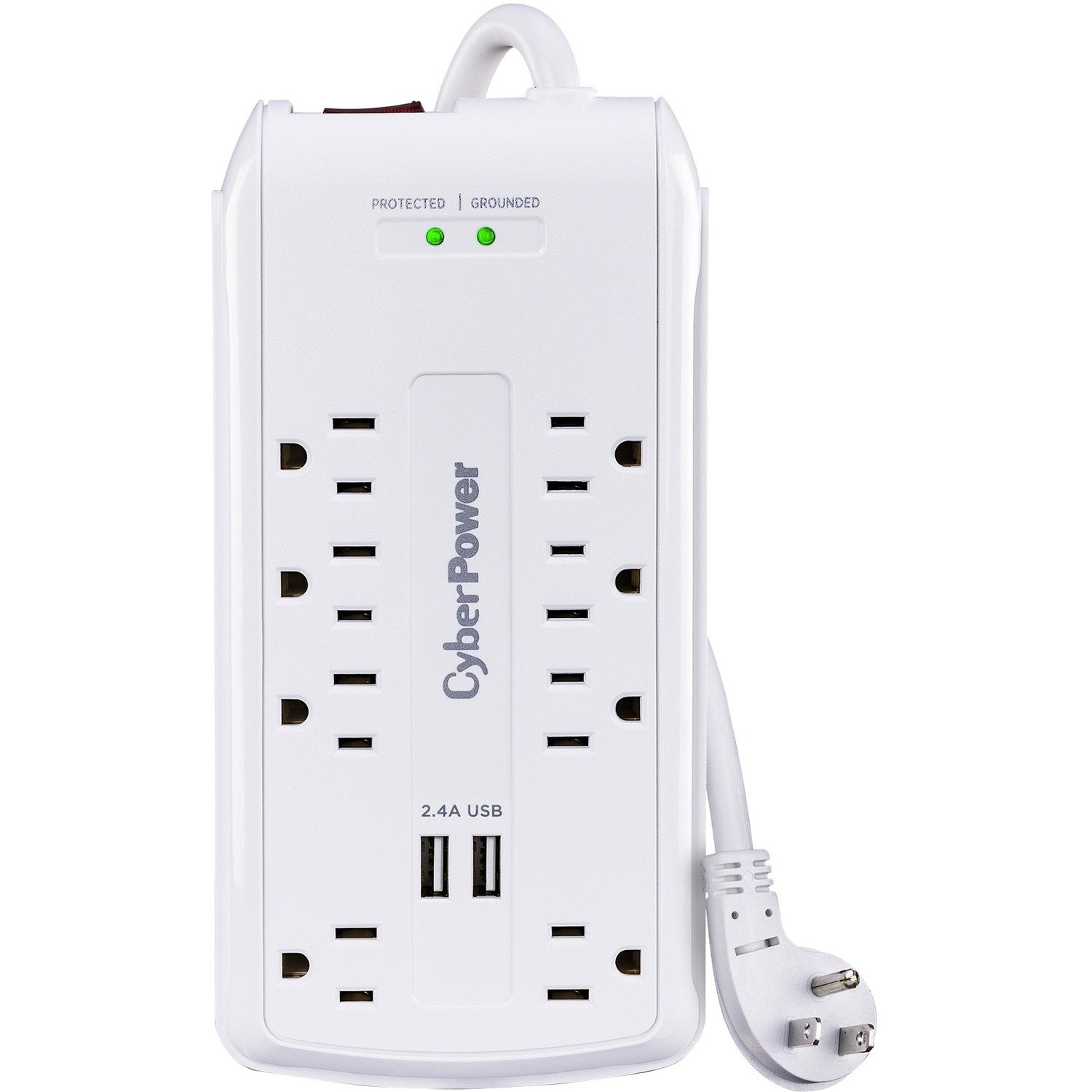 CyberPower CSP806U Professional 8 - Outlet Surge Protector with 3000 J Surge Suppression