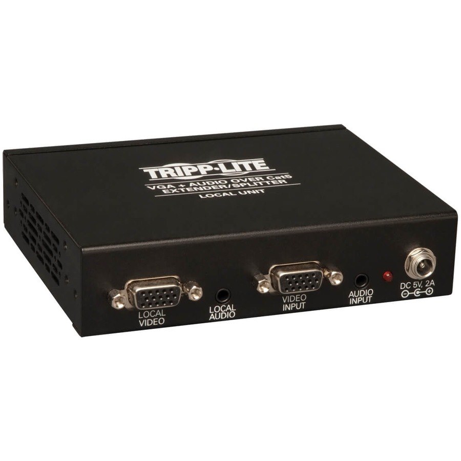 Tripp Lite by Eaton 4-Port VGA over Cat5/6 Splitter/Extender, Box-Style Transmitter for Video/Audio, Up to 1000 ft. (305 m), TAA