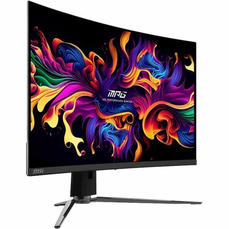 MSI MPG 321CURX QD-OLED 32" Class 4K UHD Curved Screen Gaming OLED Monitor - 16:9 - Metallic Black