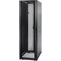 APC by Schneider Electric NetShelter 42U Enclosed Cabinet Rack Cabinet for Storage, Server - 482.60 mm Rack Width - Black - TAA Compliant
