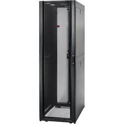 APC by Schneider Electric NetShelter 42U Enclosed Cabinet Rack Cabinet for Storage, Server - 482.60 mm Rack Width - Black - TAA Compliant