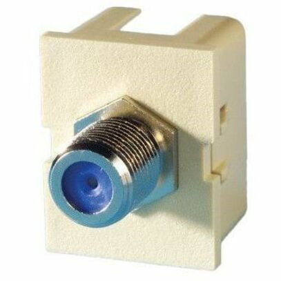 Ortronics TracJack Module F Connector F/F, Electrical Ivory