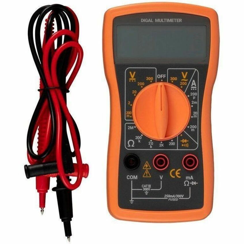 Monoprice Digital Multimete For Testing Voltage Current Resistance And Diodes